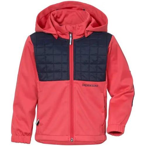 Didriksons Briska Kinder Softshell Jacke (Modern Pink)