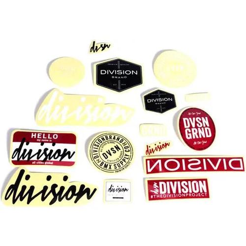Division Assorted Sticker Pack