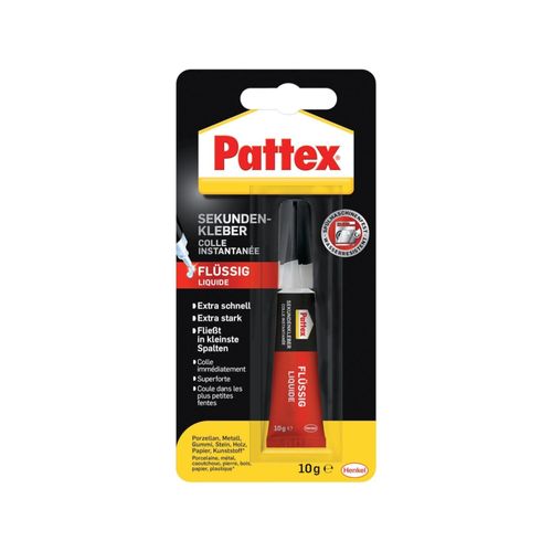 Pattex Sekundenkleber Blitz PSK3C 10g f.Ku./Porzellan f.Holz/Leder ; Henkel)