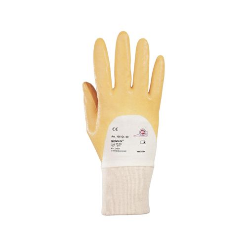 Handschuhe Monsun 105 Gr.9 curry BW-Trikot m.Nitril EN 388 PSA II HONEYWELL (105/9)