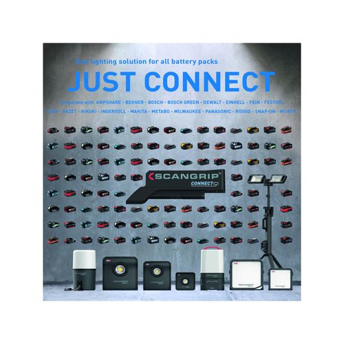 Akku-Adapter SMART CONNECTOR f.BOSCH/AMPSHARE SCANGRIP, 03.6140C)