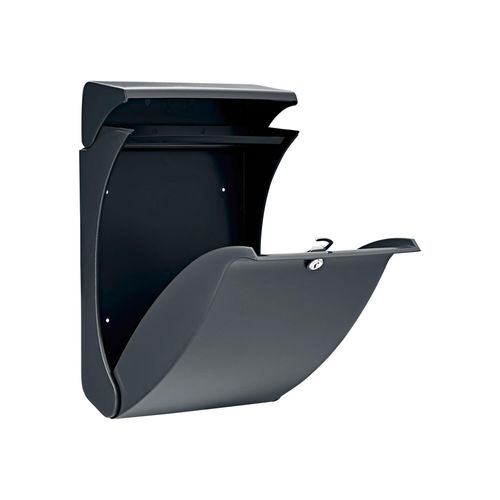 Briefkasten Swing 4906 Ant H.419mm B.271mm T.129mm anth.Ku.DIN C4 BURG-WÄCHTER)