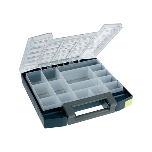 raaco Sortimentskoffer Boxxser 55 5x10-25 Einsteckfächer‚ lose PP/PC (134873 BLAU NEU)