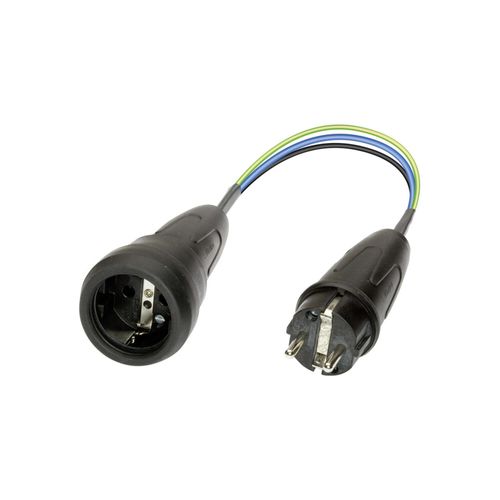 BENNING Messadapter f.1phasige Verbraucher Schutzkontaktstecker Schutzkontaktsteckdose (044131)