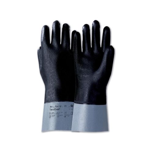 Handschuhe TevuChem 764 Gr.10 flüssigkeitsdicht KCL Baumwolltrikot ; Honeywell)