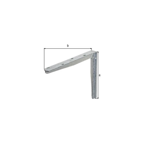 Konsole L.400mm H.300mm STA roh TZN Trgf.145kg GAH ; GAH Alberts (800802)