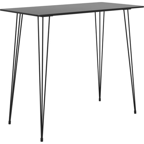 Bartisch Schwarz 120x60x105 cm