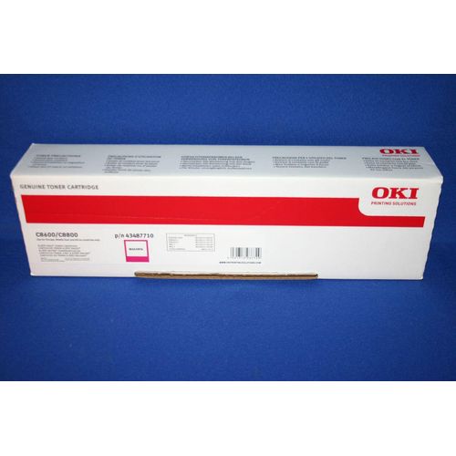 Toner Oki C8600/C8800 magenta Packung mit 6 Stück