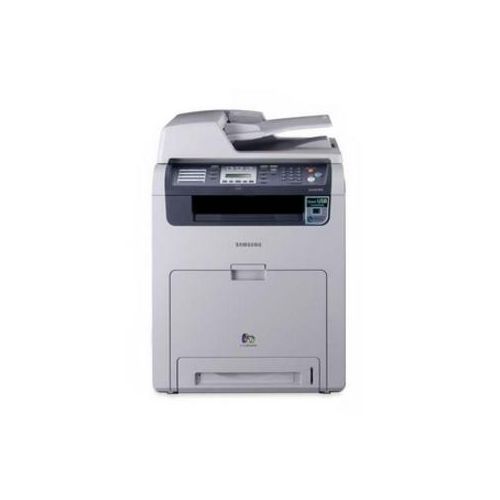 Samsung CLX-6210FX - Laser-Multifunktionsdrucker - Farbe - Kopierer/Fax/Drucker/Scanner - 21 Seiten/Min. Mono/21 ppm Farbdruck - 2400 x 600 dpi Druckauflösung - Duplexdruck, Automatisch - Bis zu65000 Seiten pro Monat - 350 Blatt Papierzufuhr - Farbe Flachbettscanner Scanner - 600 dpi Scanauflösung - Farbe Fax - Fast Ethernet Ethernet - USB