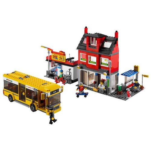 LEGO CITY Stadtviertel mit Bus 483-teilig, ab 5 Jahren (7641)