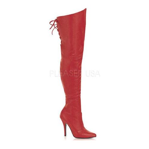 PLEASER LEGEND-8899 Hochwertige Damen Echtleder Overknee Stiefel