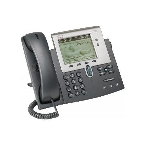 Cisco IP 7942G Telefon, Rufnummernanzeige, Freisprechfunktion, Ethernet