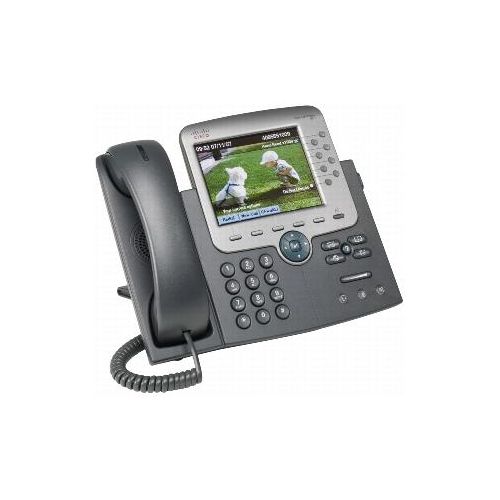 Cisco IP-7975G Telefon, Farbdisplay, Rufnummernanzeige, Freisprechfunktion, Video-Telefonie, Ethernet