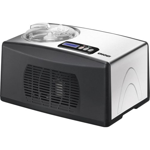 UNOLD 48806 Eismaschine Cortina - mit Kompressor, 150 watt, 1,5 Liter Eiscreme, für Eis, Sorbet und Frozen Joghurt, Sahneeis.