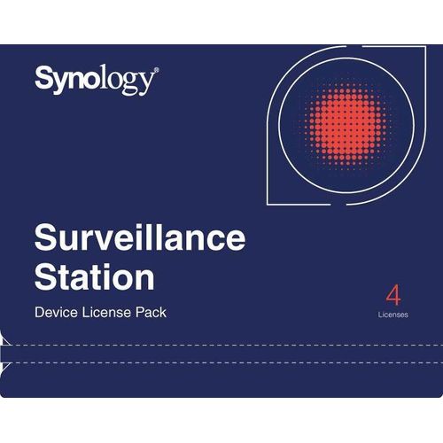Synology Device License 4 Kamera - Software - Elektronisch/Lizenzschlüssel