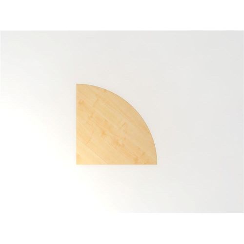 Verkettungswinkel mit Konsole 80 x 80 cm Ahorn