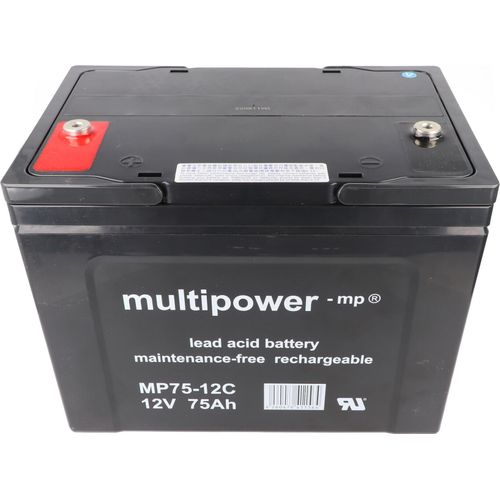 Multipower MP75-12C Akku Blei PB 12Volt 75Ah