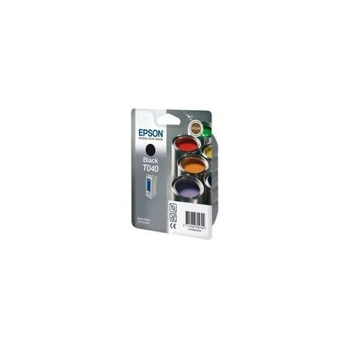 Epson Singlepack Black T040, Schwarz, Stylus CX3200, Tintenstrahl, 11.6 cm, 5.4 cm, 9.6 cm