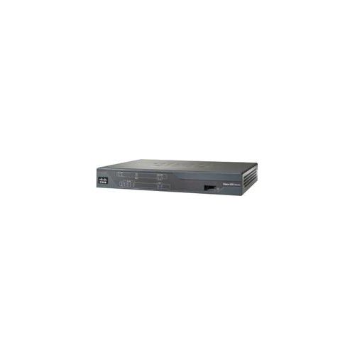 Cisco 881, Wi-Fi 4 (802.11n), Einzelband (2,4GHz), Ethernet/LAN, 3G, Schwarz, Tabletop-Router