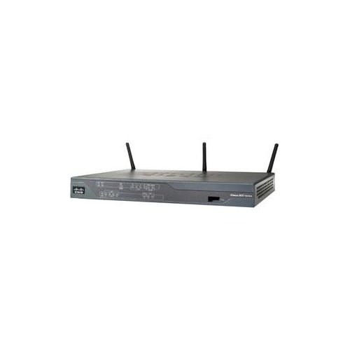 Cisco 886, Eingebauter Ethernet-Anschluss, ADSL2+, Schwarz