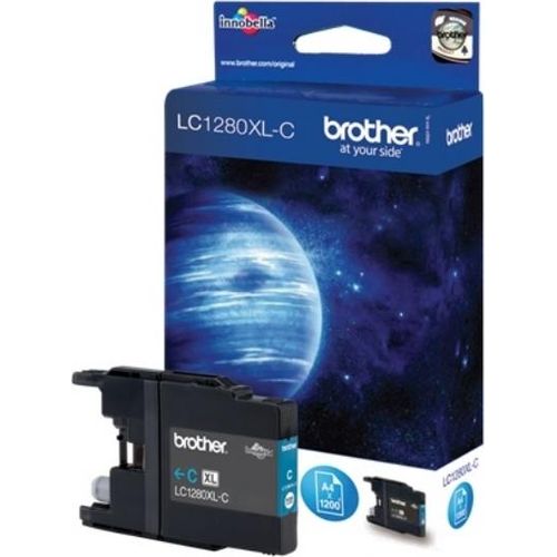 Tintenpatrone Brother LC1280XLC cyan Packung mit 5 Stück