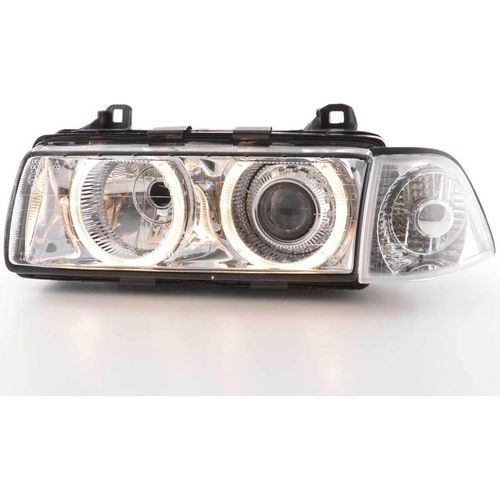 Scheinwerfer Angel Eyes BMW 3er Coupe Typ E36 Bj. 92-98 chrom Xenon