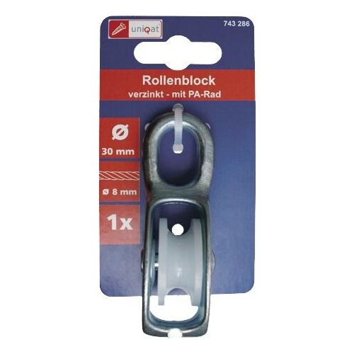 Uniqat Rollenblock Uniqat ROLLENBL. 30MM F.8MM SEIL