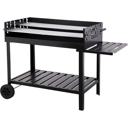 tepro Holzkohlegrill Grillwagen Atlanta, Grillfläche: ca. 98 x 56 cm