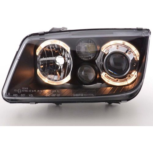 Scheinwerfer Angel Eyes VW Bora Typ 1J Bj. 98-04 schwarz