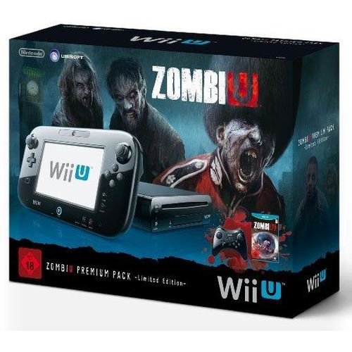 Nintendo Wii U Premium Pack + ZombiU, Wii U, Schwarz, 802.11b, 802.11g, 802.11n, 1080i, 1080p, 480i, 480p, 720p, IBM PowerPC, ZombiU