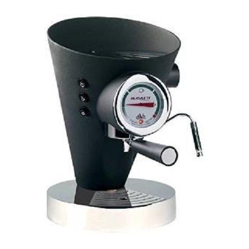Bugatti Italy Diva, Espressomaschine, 0,8 l, Kaffeepad, Gemahlener Kaffee, 950 W, Schwarz