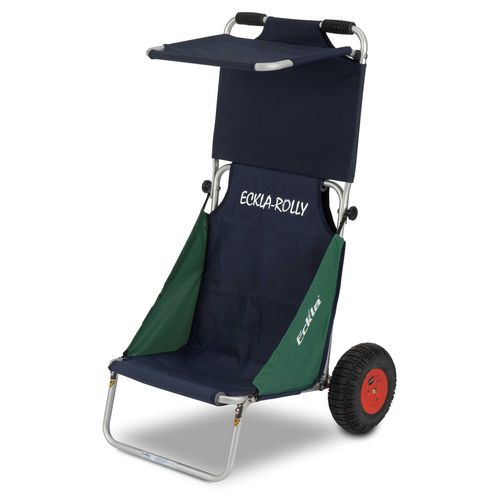 Eckla Eckla-Beach-Rolly Mit Sonnendach Farbe: Blau/Grün Mit Pannensicherer Bereifung 79922
