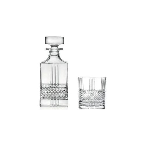 Whisky Set Brillante, RCR - 1 Karaffe + 6 Tumbler