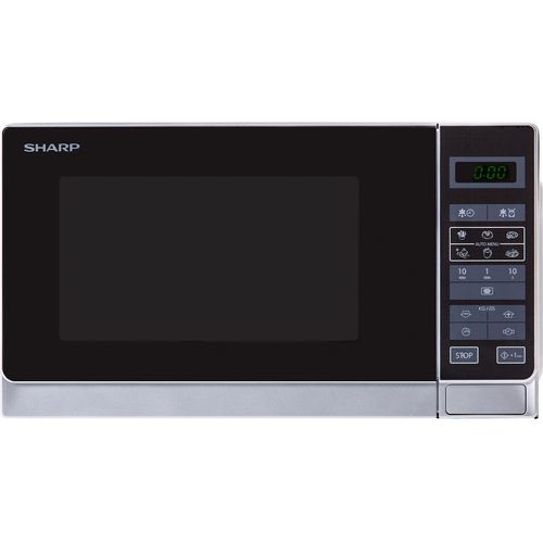 Mikrowelle Grau 20 L 800 W 6 Automatikprogramme 5 Leistungsstufen Sharp R242INW