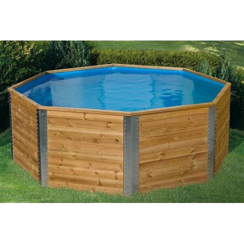 Massivholz-Schwimmbad Weka 593A Ø397cm