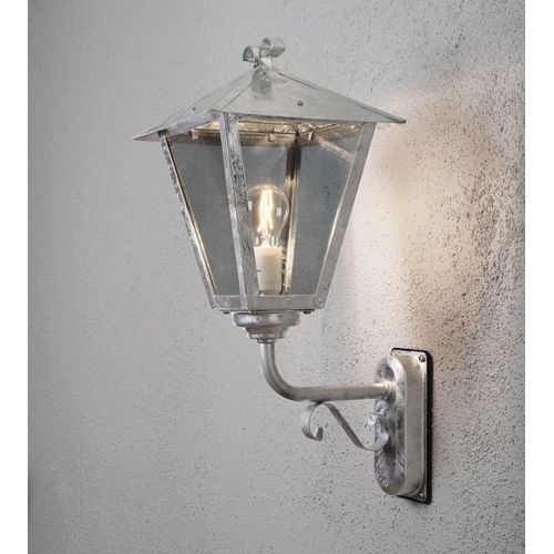 Konstsmide Benu Up galvanisierter Stahl, rauchfarbenes Acrylglas, Hand EU 434-320