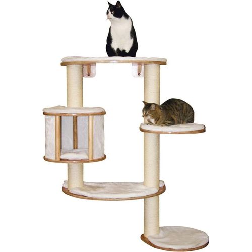 Kerbl Wandkratzbaum Dolomit Pro 117 cm Weiß 81502