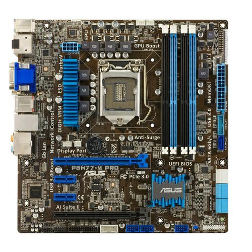 ASUS P8H77-M PRO, DDR3-SDRAM, DIMM, doppelt/Dual, Intel, Core i3, Core i5, Core i7, Buchse H2(1155)