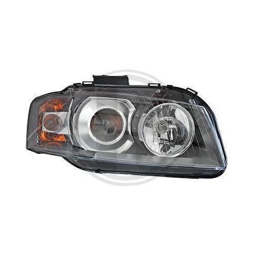 Scheinwerfer li. Audi A3 03-08 Xenon DEPO H7+D2S