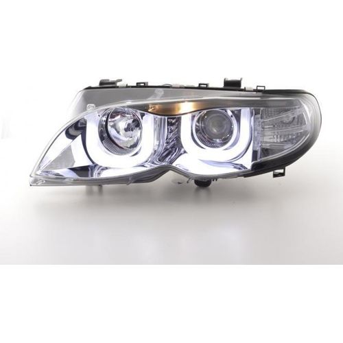 Scheinwerfer Angel Eyes BMW 3er E46 Limo/Touring Bj. 02-05 chrom
