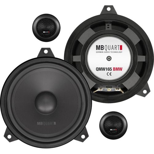 MB QUART Kompo-Kit 16,5 cm QM-165 für BMW E46 2 Wege System Auto Lautsprecher