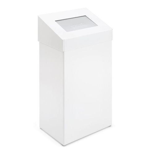 Abfallbehälter mit Pushdeckel 50 Liter weiss (31021833)