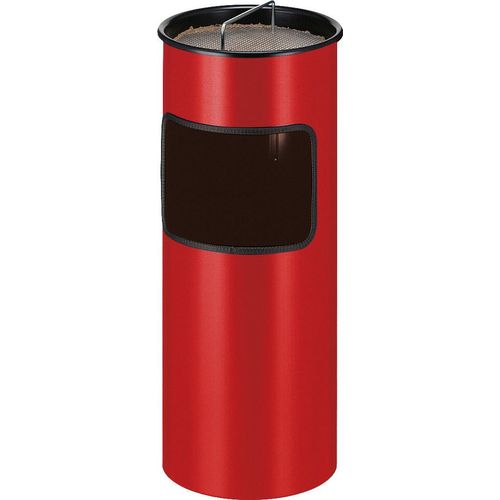 Ascher-Papierkorb, 30 Liter - Rot