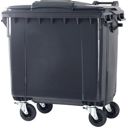 Container 770 Liter flachem Deckel - Grau