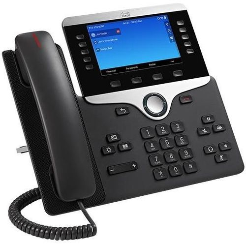 Cisco IP 8841 Telefon, Farbdisplay, Rufnummernanzeige, Freisprechfunktion, Ethernet