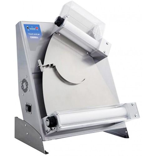 Casselin Pizza Teig Roll-Maschine 400 aus Edelstahl mit Touch and Go Technologie