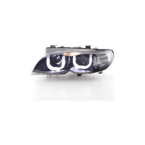 Scheinwerfer Angel Eyes BMW 3er E46 Limo/Touring Bj. 02-05 schwarz