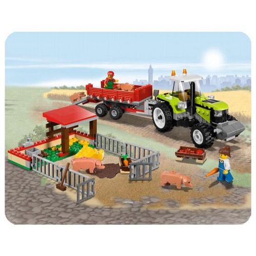 LEGO City 7684 - Ferkel-Gehege mit Traktor