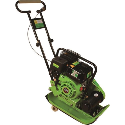 Zipper Rüttelplatte ZI-RPE60 inkl. Gummiplatte und Fahrwerk 4 kW