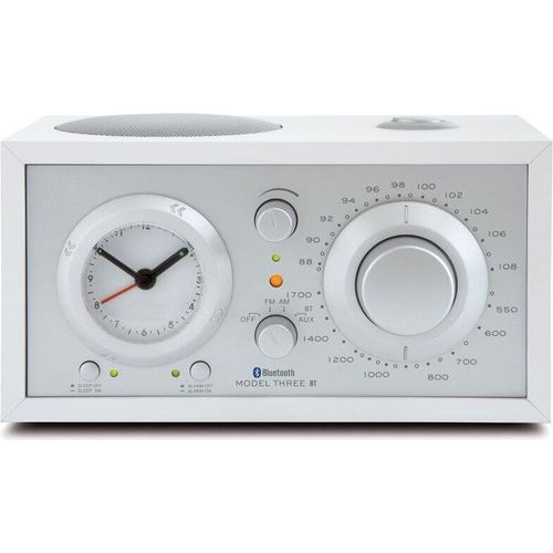 Tivoli Audio Three BT Radiowecker mit Bluetooth weiß/silber